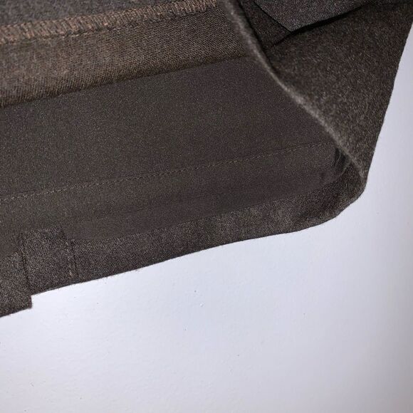 Talbots Wool Skirt Sz 6P, like new! Italian flannel 99%wool (so soft) Grey/Green - Picture 8 of 9
